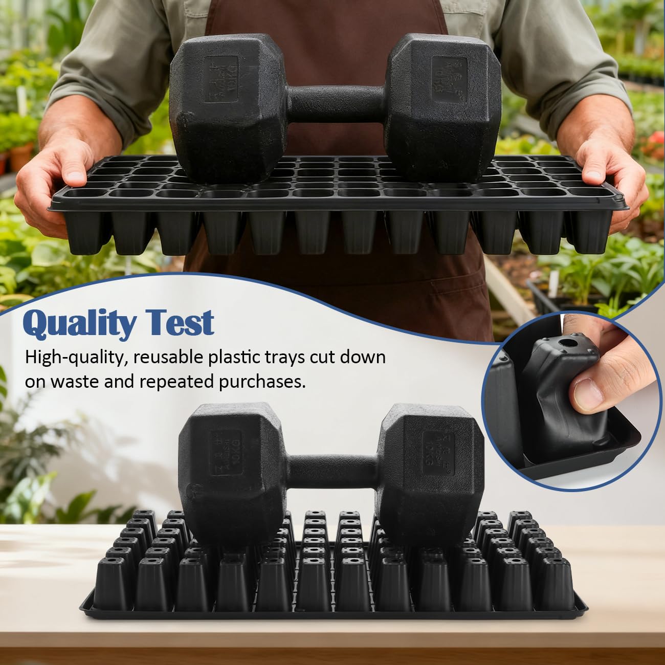 RooTrimmer reusable propagation box simplifies transplantation and cleanup