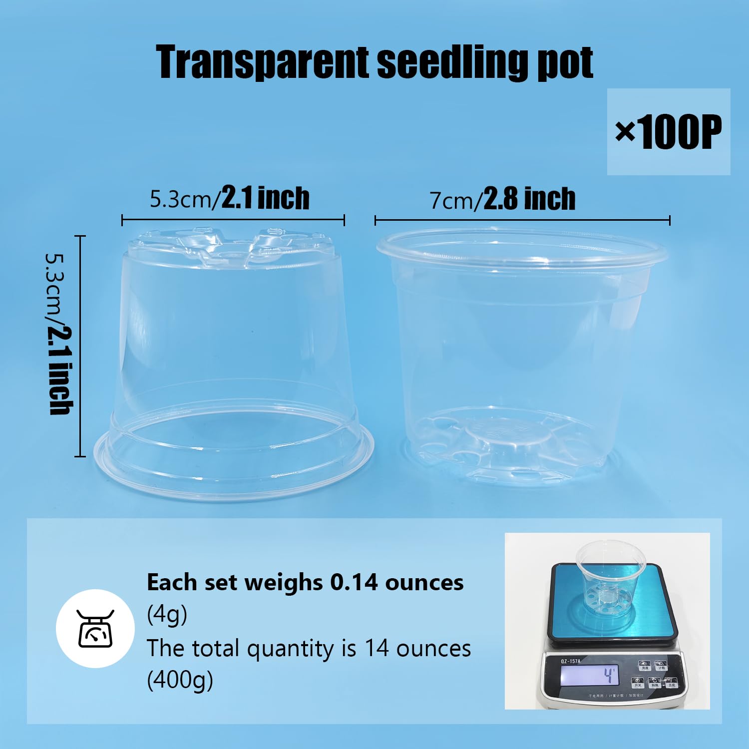 RooTrimmer seed pot with drainage holes supports healthy root development