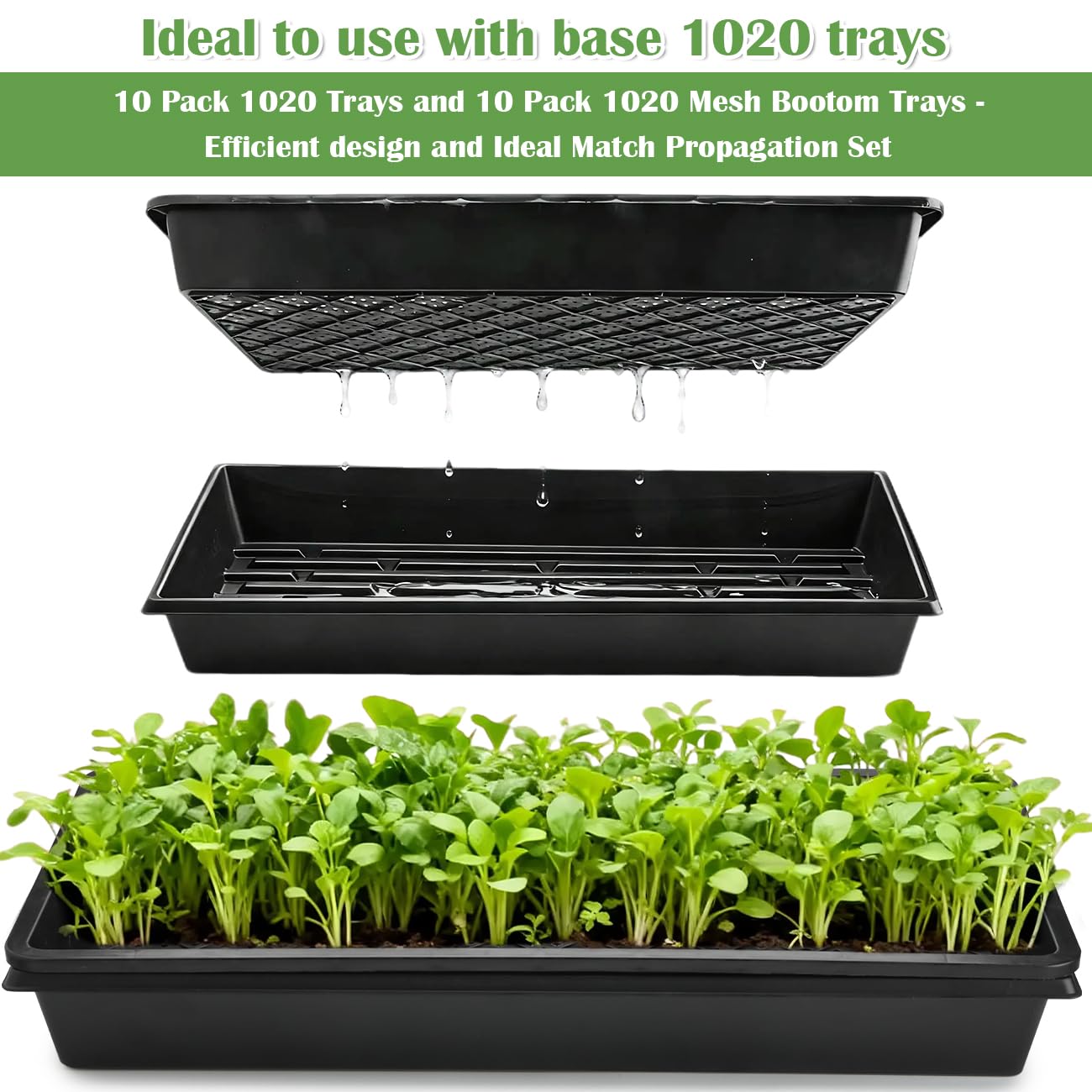 rootrimmer 1020 trays suited for indoor gardening projects.