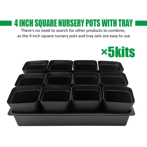 RooTrimmer seed-starter tray supports a non-porous, moisture-friendly environment for roots.