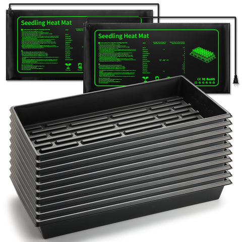 RooTrimmer seed starter trays 1020 in use for reliable germination and reuse.