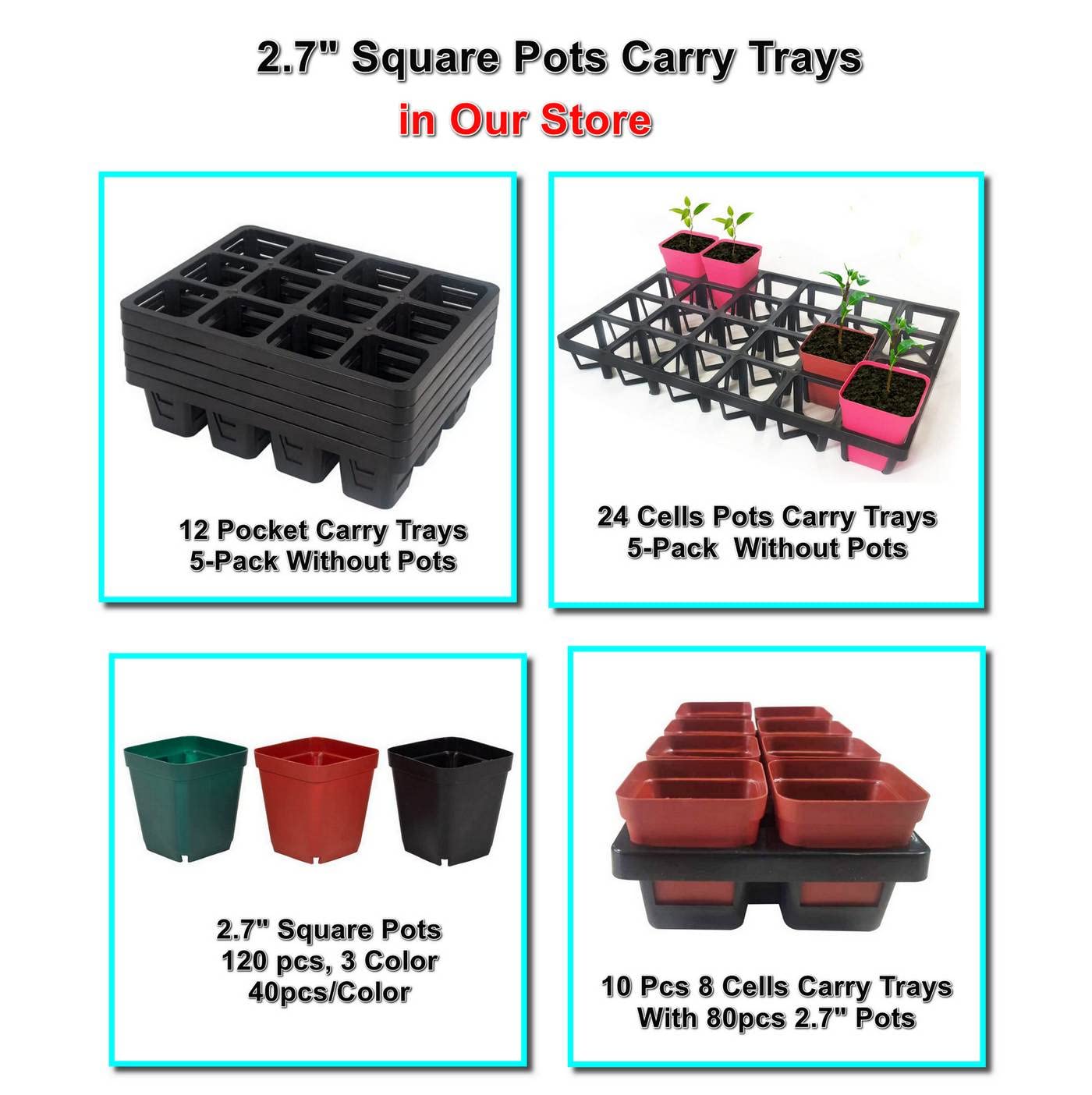 RooTrimmer seed-starting tray organizer, great for seasonal planting