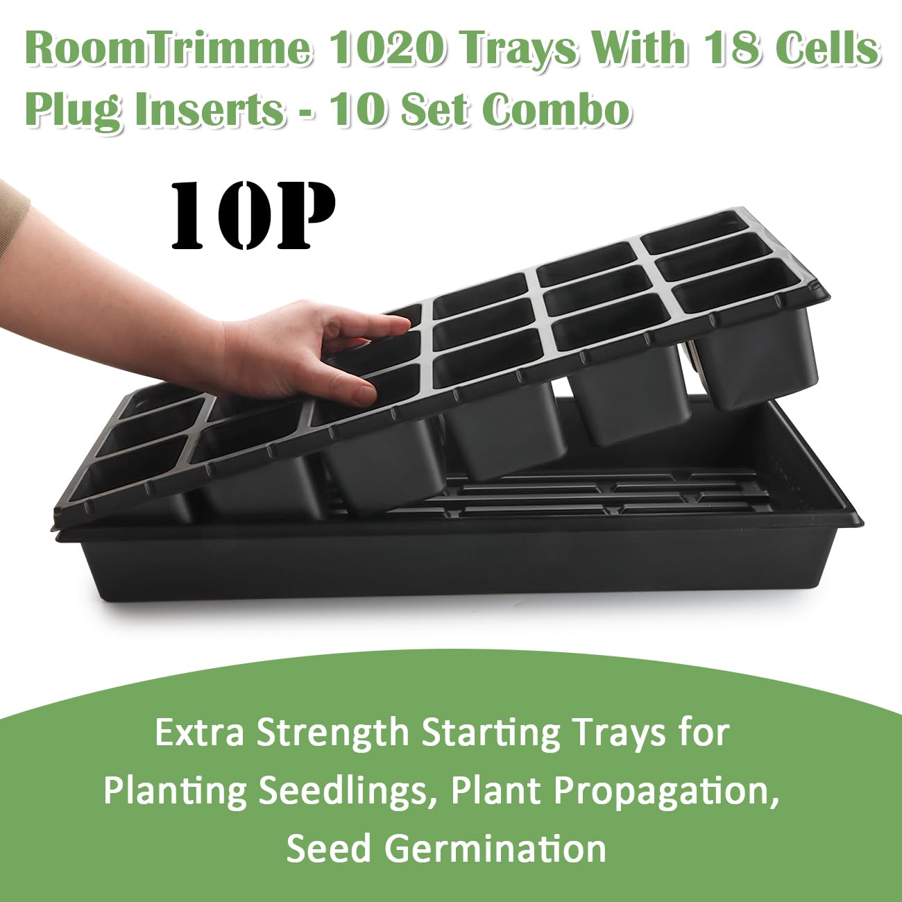 RooTrimmer separate trays for labeling seed types