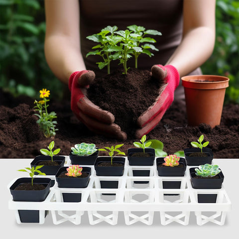 RooTrimmer-seedling-start-tray organizes pots for early-start gardens.