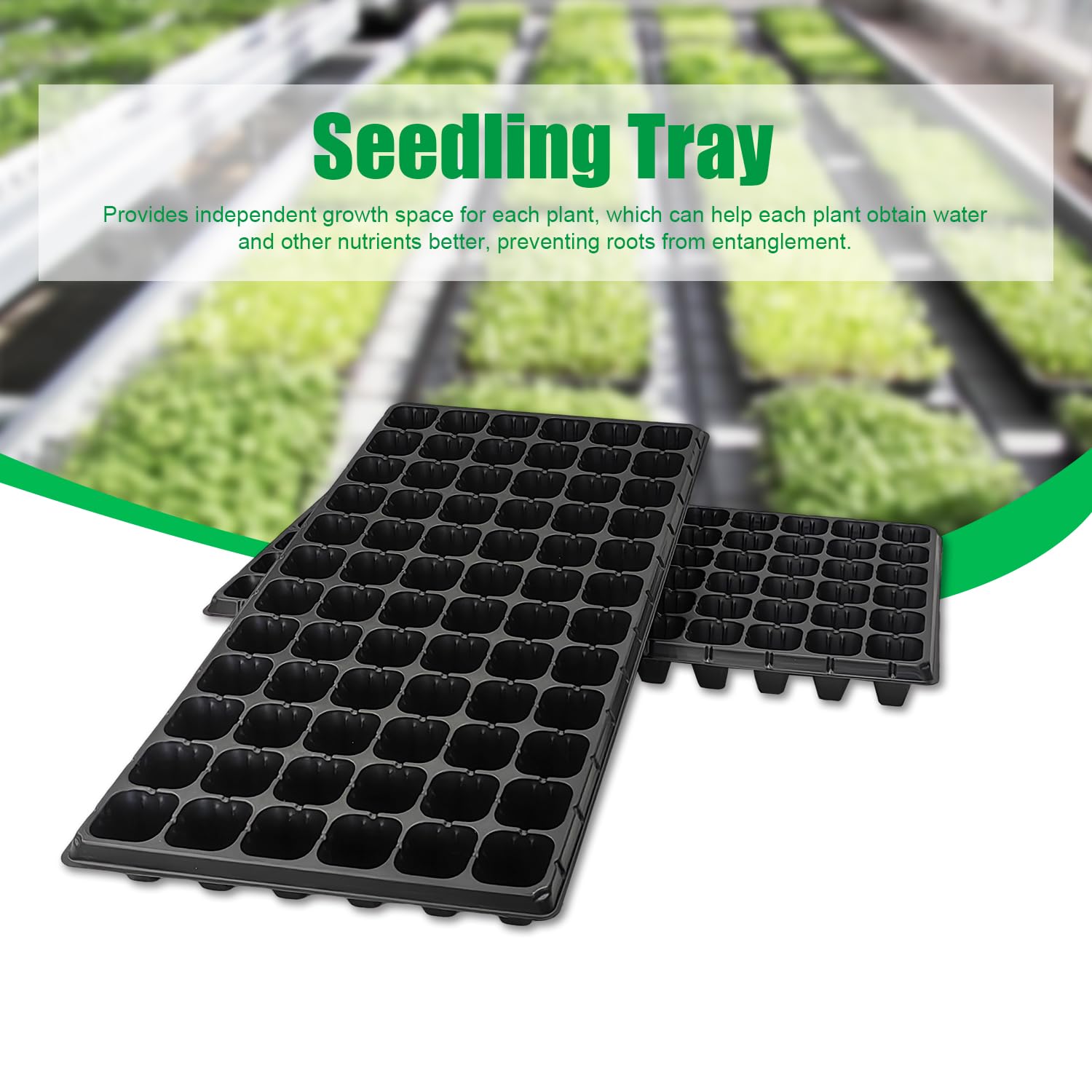RooTrimmer seedling trays stackable design saves space in crowded grow rooms