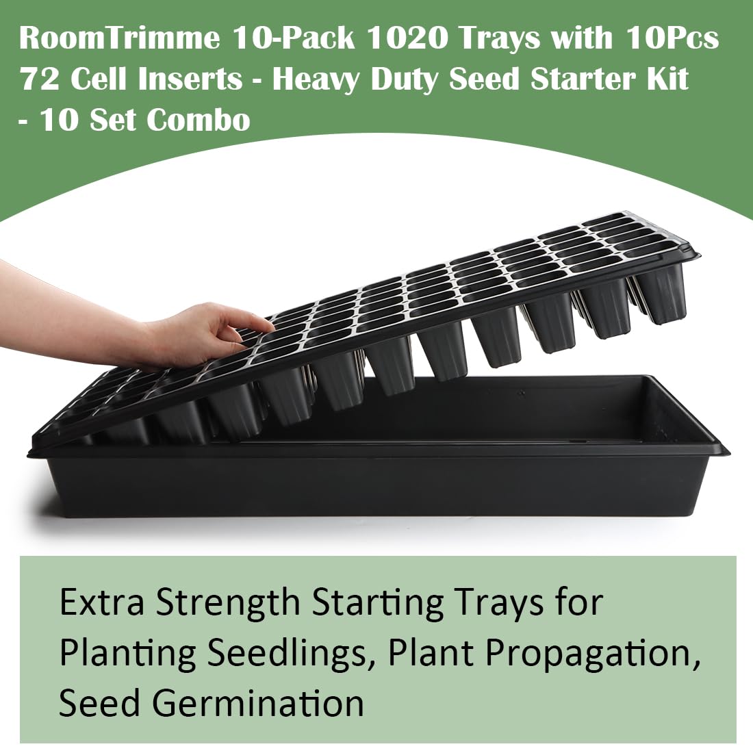 RooTrimmer seedling watering ease with separate trays for care