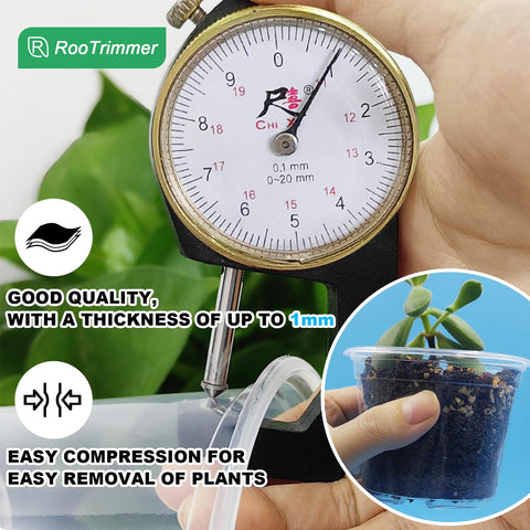 RooTrimmer soft-walled transplant pot for gentle removal