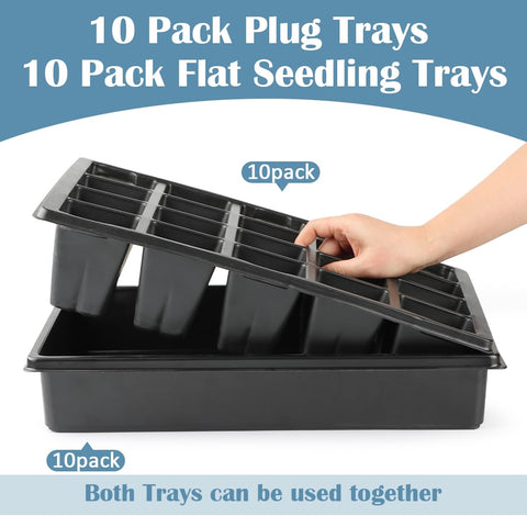 RooTrimmer 2.5-inch square pot holes promote uniform spacing for young plants