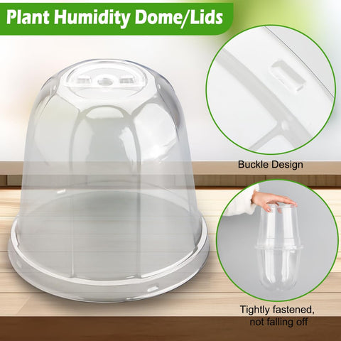 RooTrimmer stackable grow domes store compactly between uses