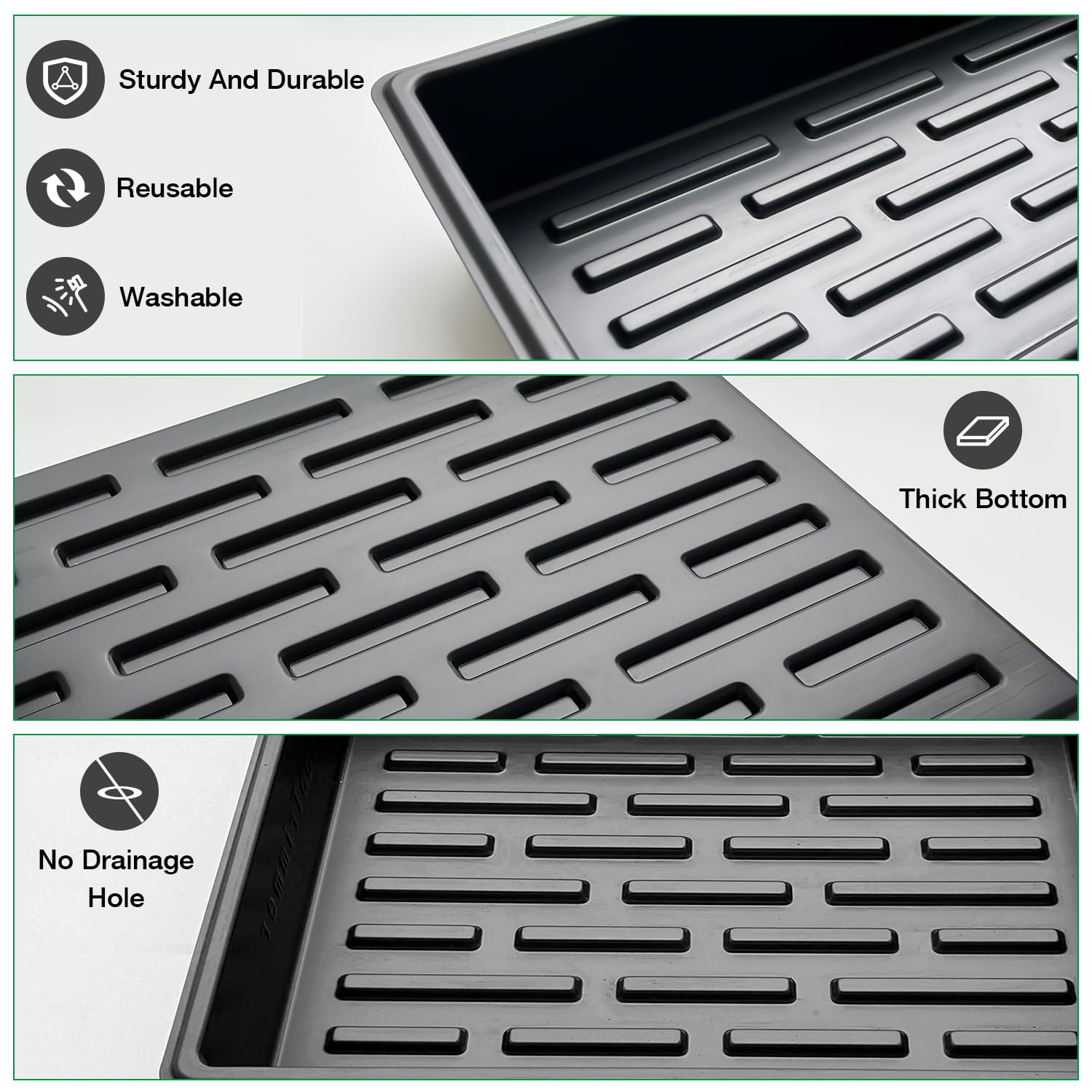 Stackable RooTrimmer seedling trays save space in greenhouse and storage.