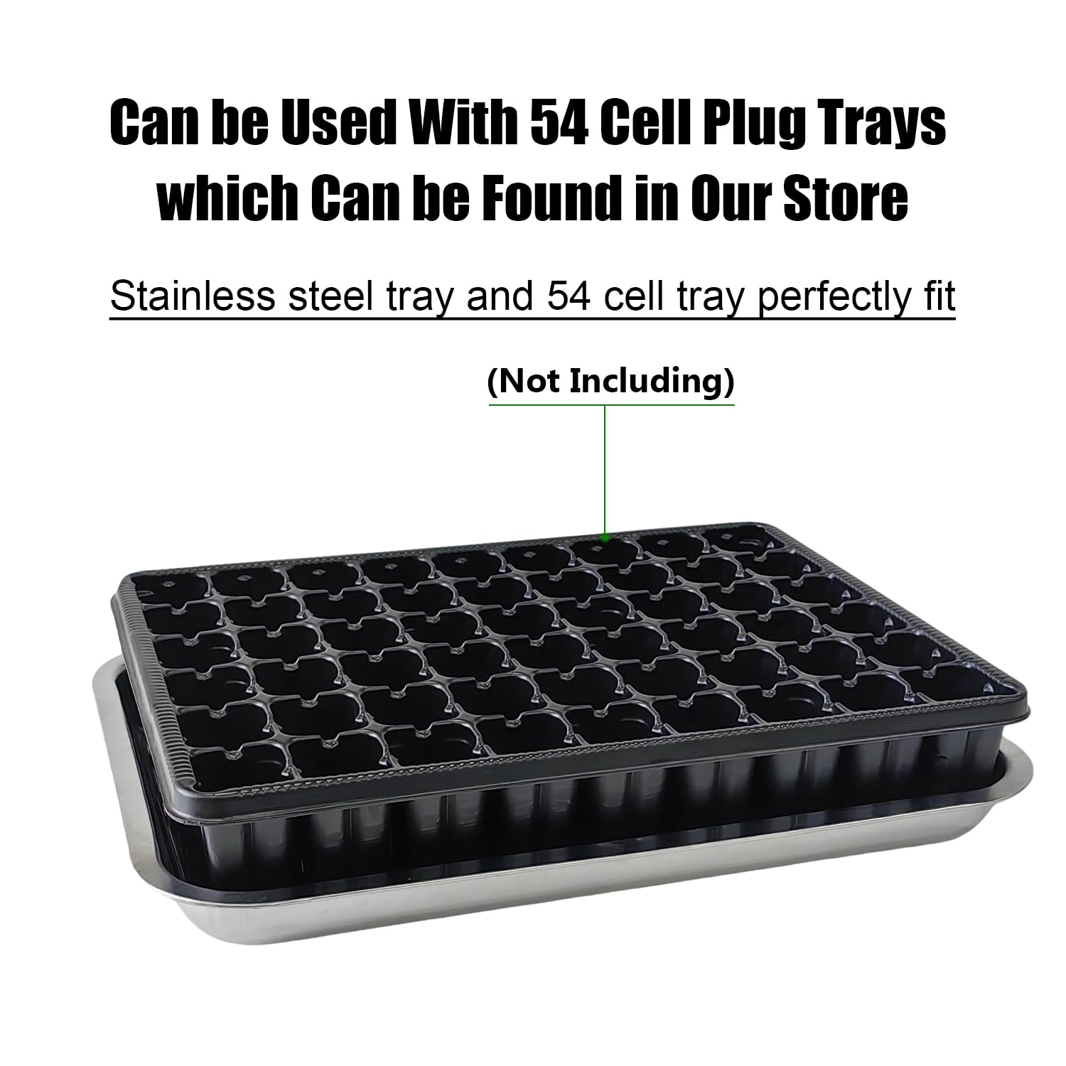 RooTrimmer tray height 1.45 inches keeps pots organized and efficient