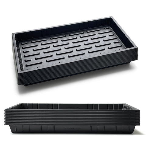 RooTrimmer TD538 1020 tray with no holes offers stable support for plug trays.