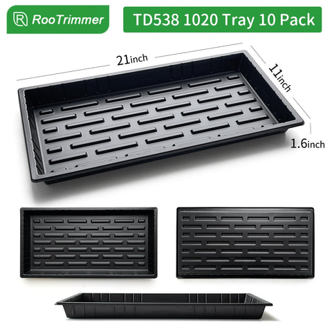 RooTrimmer TD538 1020 tray aligns with 72/128 cell plug trays for stable setup.