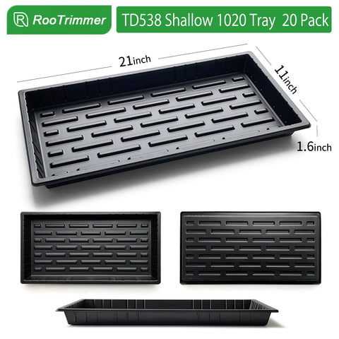 RooTrimmer TD538 durable PS tray, built to withstand handling and reuse.