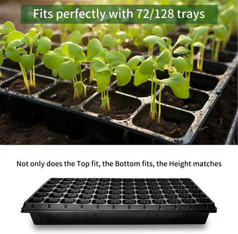 RooTrimmer TD538 tray compatibility shows a perfect fit with 72-cell plugs