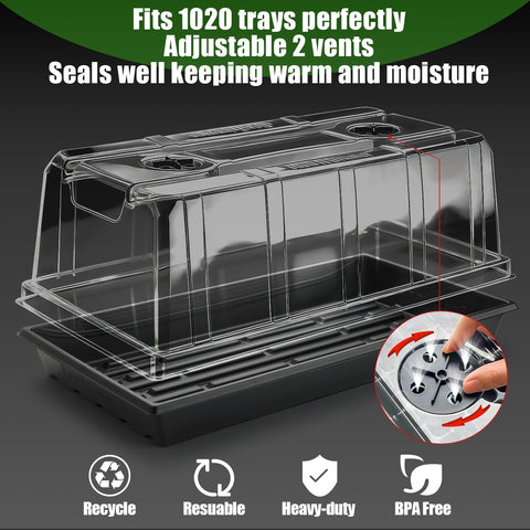 RooTrimmer transparent lid allows monitoring without lifting.
