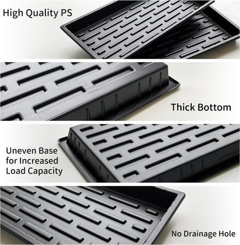 RooTrimmer tray stackable design saves space when stored or moved