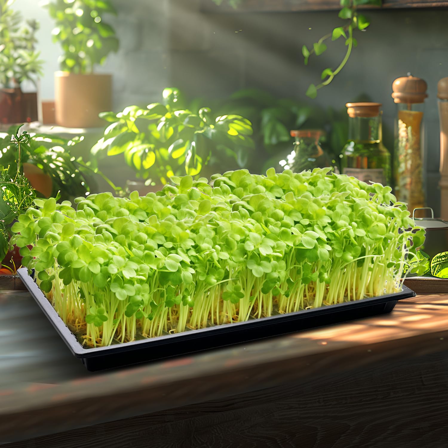 RooTrimmer trays suitable for microgreens, hydroponics, and small nursery pots.