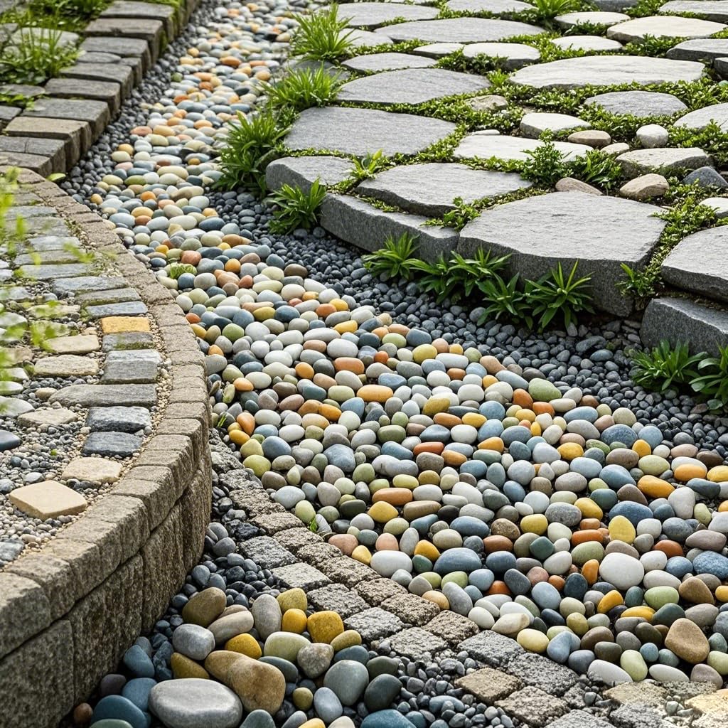 RooTrimmer vase filler pebbles enhance arrangements with natural shine