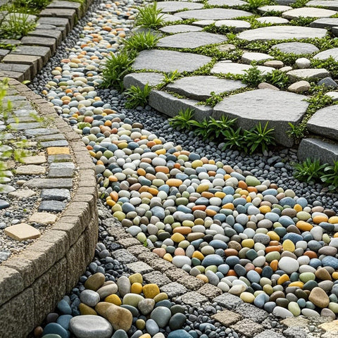 RooTrimmer vase filler pebbles enhance arrangements with natural shine