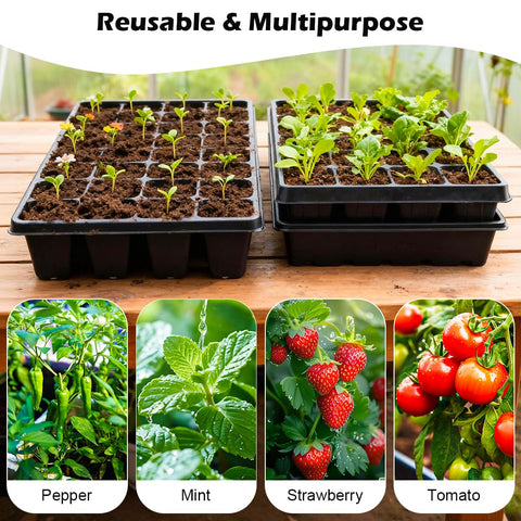RooTrimmer versatile seed trays for vegetables, flowers, and herbs