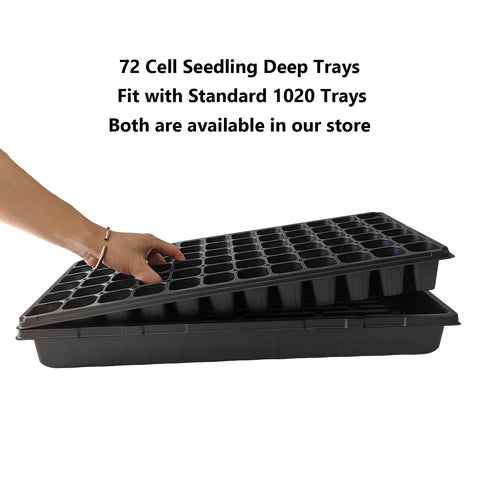 RooTrimmer versatile seedling tray suitable for vegetables, herbs, and fruits.