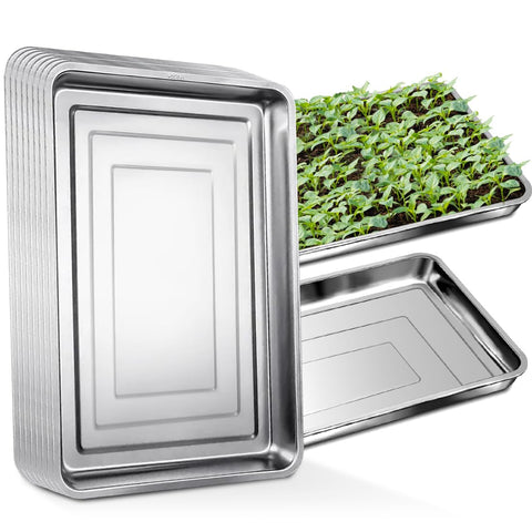RooTrimmer tray suited for wheatgrass and microgreens cultivation