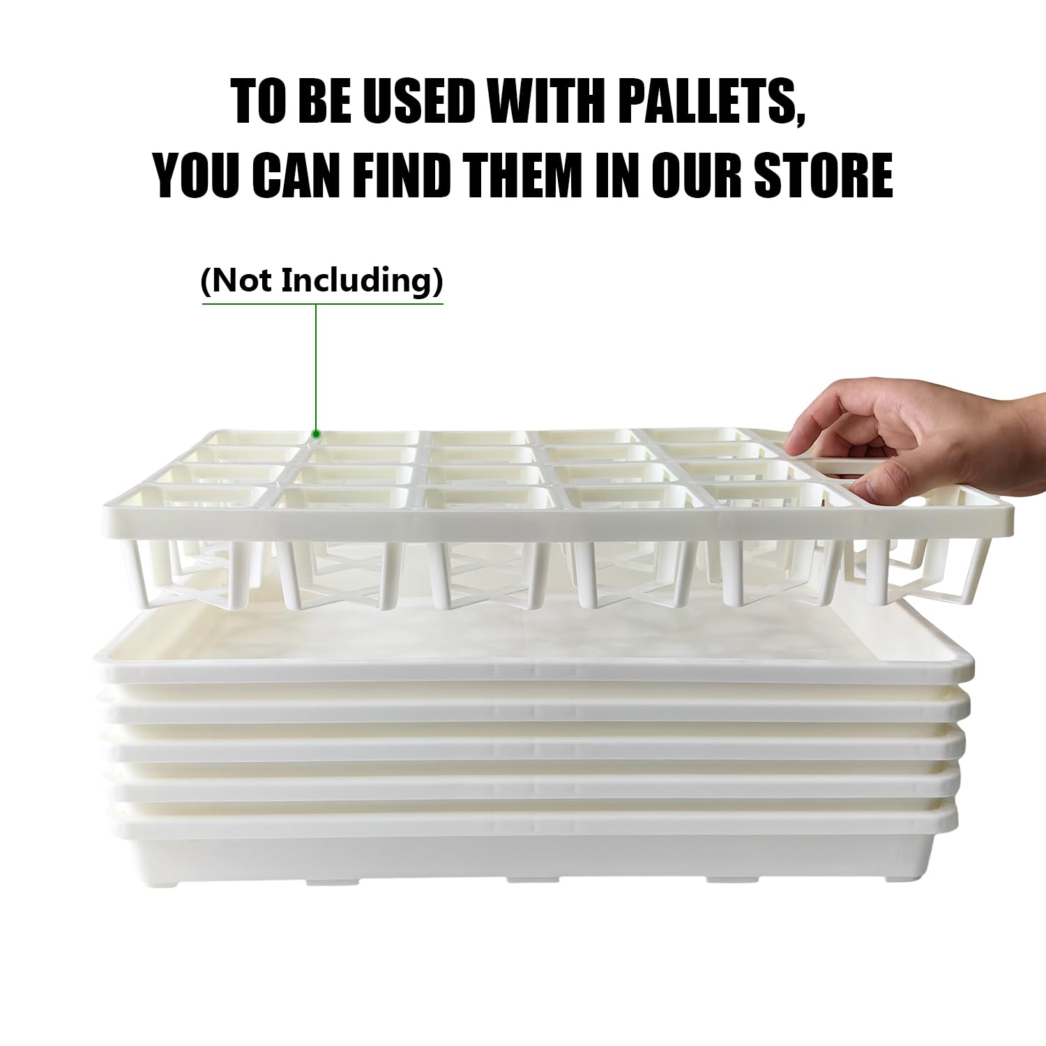 RooTrimmer wide-rim tray durability supports heavier pots during moving