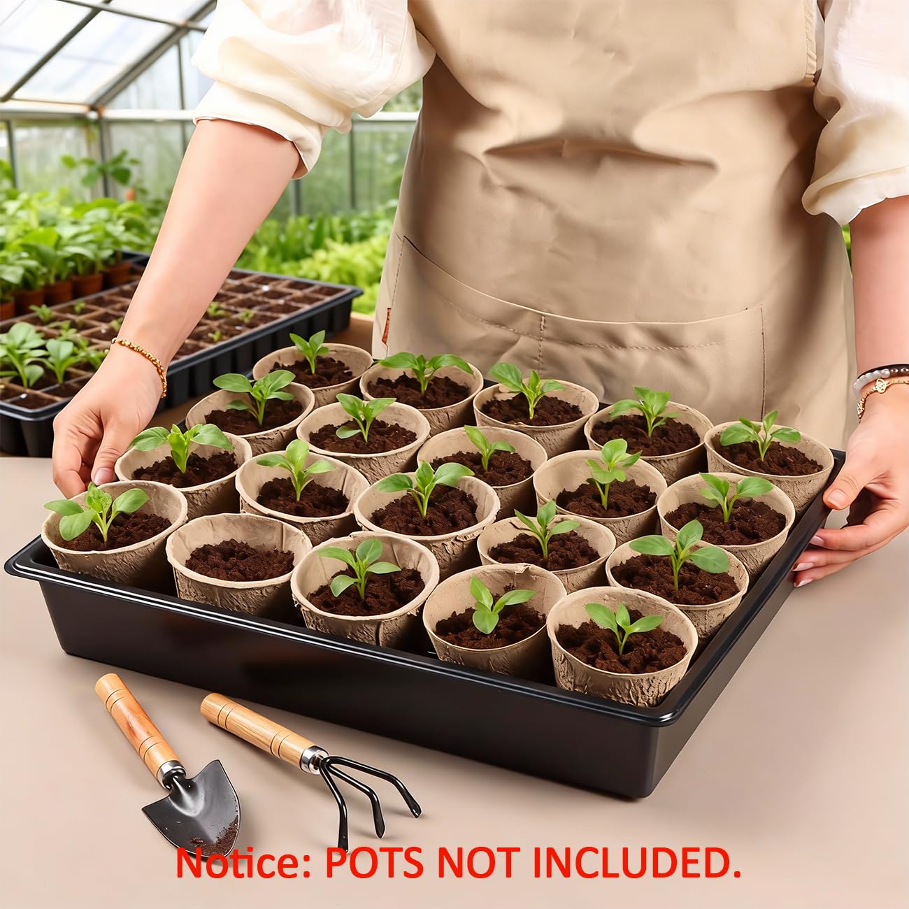 RooTrimmer wide-use nursery tray suitable for seedlings and hydroponics.
