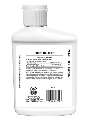 Roots Galore RG800147 promotes deep root growth for better nutrient access.