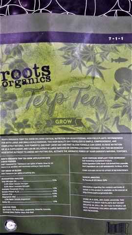 Roots Organics Terp Tea Combo 3 lb bags ready to mix with soil or compost