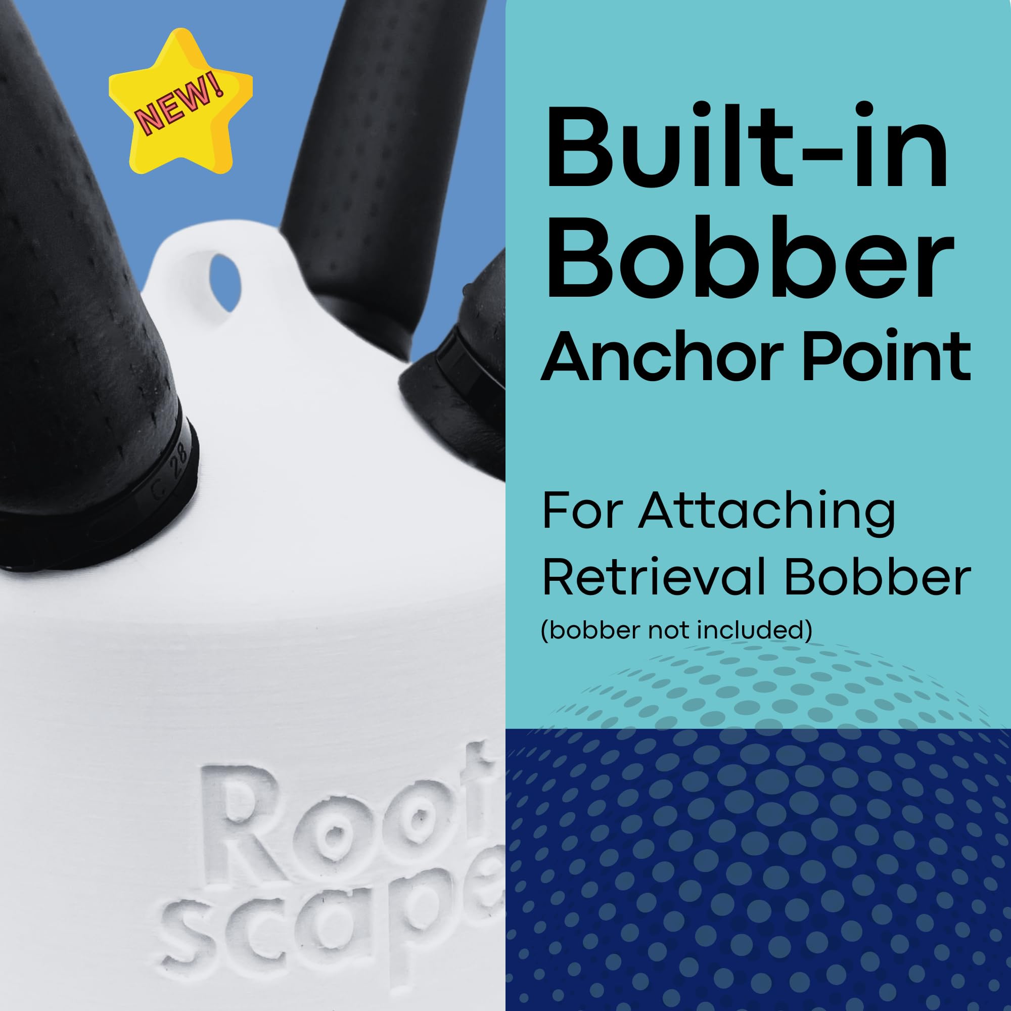 Rootscape diffuser ballast base keeps it submerged and upright for consistent operation