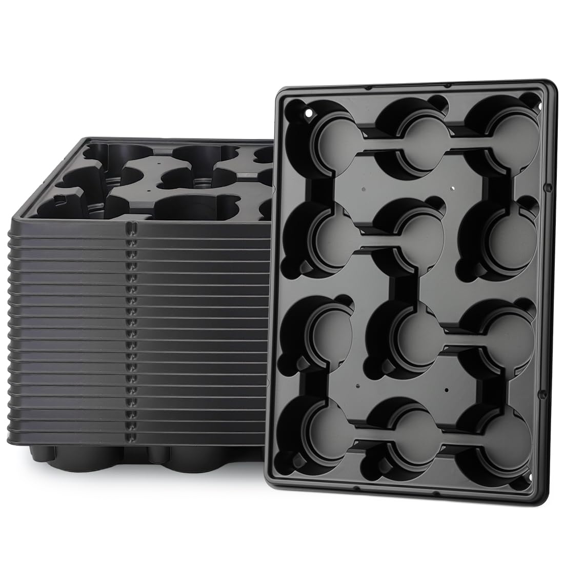 RooTrimmer 12-cell tray designed for 4-inch pots with organized spacing.