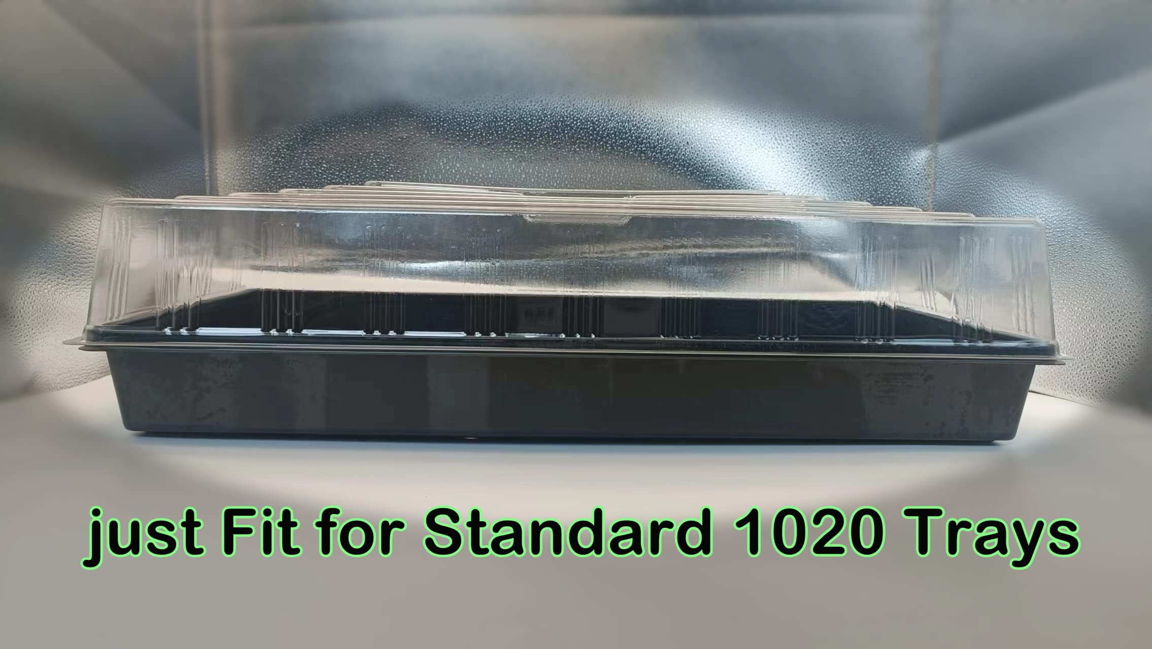 RooTrimmer dome accommodates 200-cell trays for diverse starts.