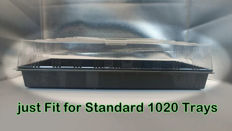 RooTrimmer dome accommodates 200-cell trays for diverse starts.