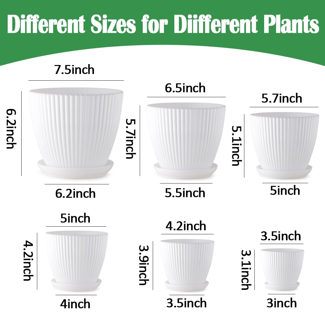 RootTrimmer 5.5-inch pot with drainage holes suits mid‑size houseplants beautifully