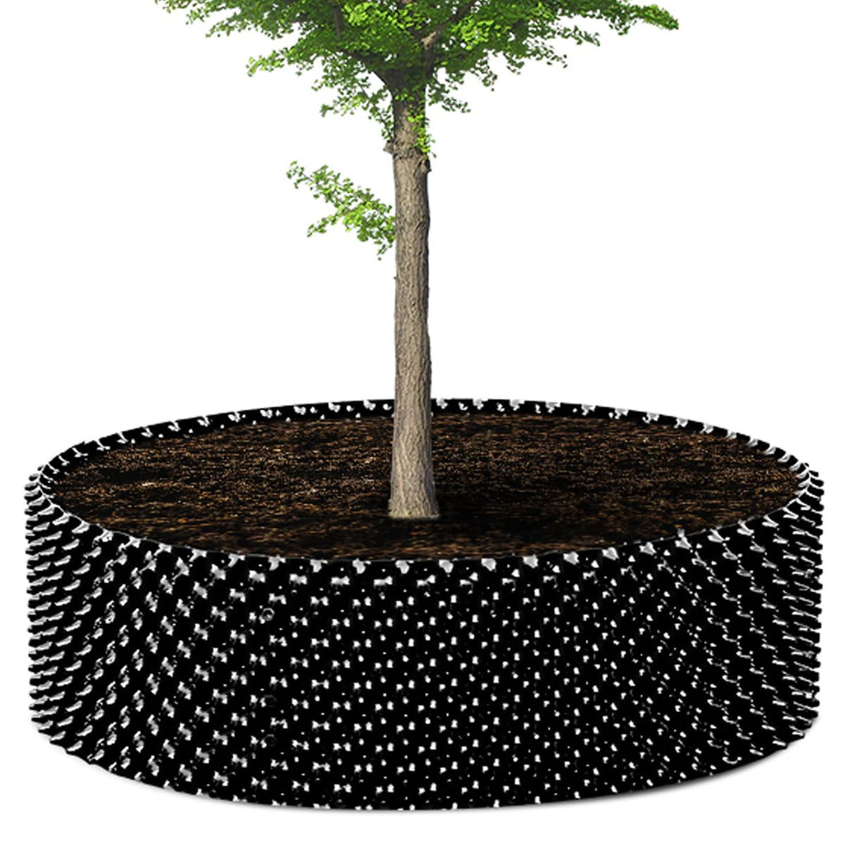 roottrimmer 60-gallon air pruning container ready for durable outdoor use in gardens.