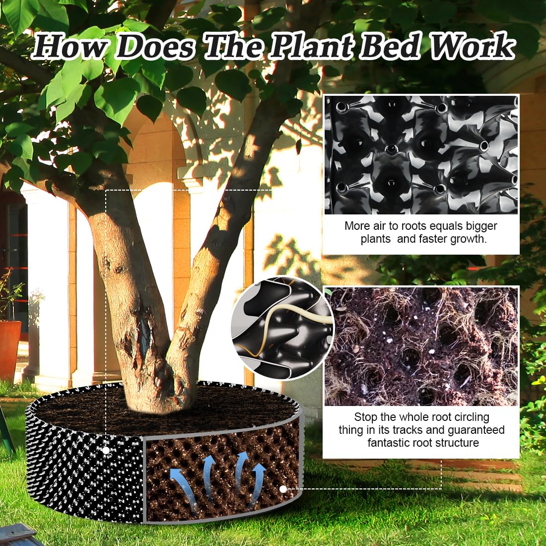 roottrimmer easy tool-free assembly demonstrates quick setup for busy gardeners.