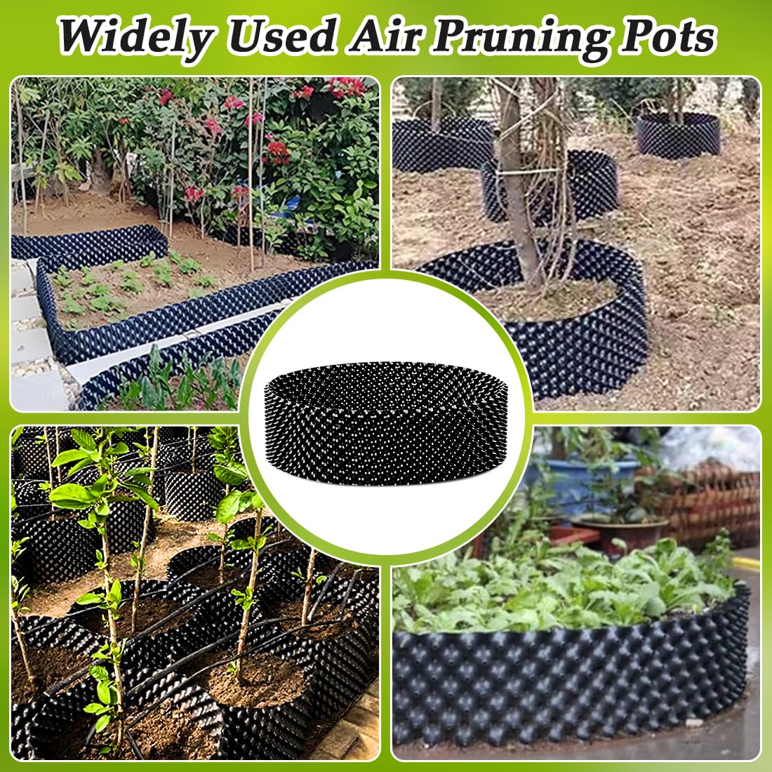 roottrimmer modular 4ft x 1ft bed panels arranged for a customizable raised bed.