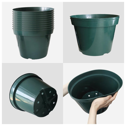 RooTrimmer thick plastic planter pot is durable and reusable.