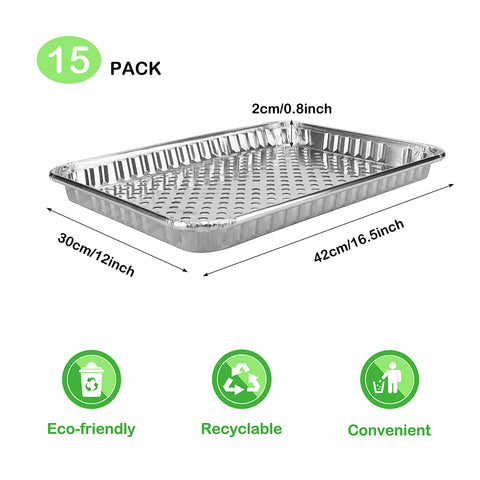 Roponan grill-grate-liner-15-pack fits most grills and prevents sticking on veggies.