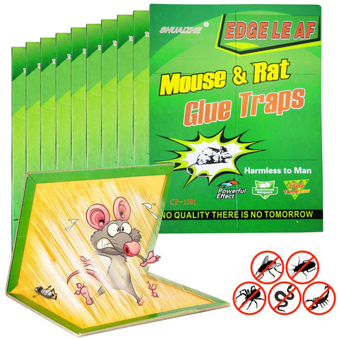 ROPQPEOD large mouse glue trap plate with strong adhesion for pest capture