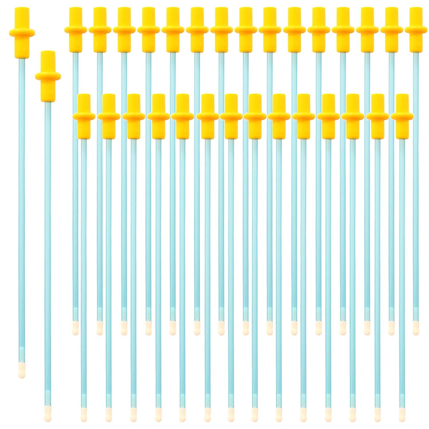 ROPUKEY artificial insemination rod 11-8 inch blue for dogs and livestock, durable and flexible.