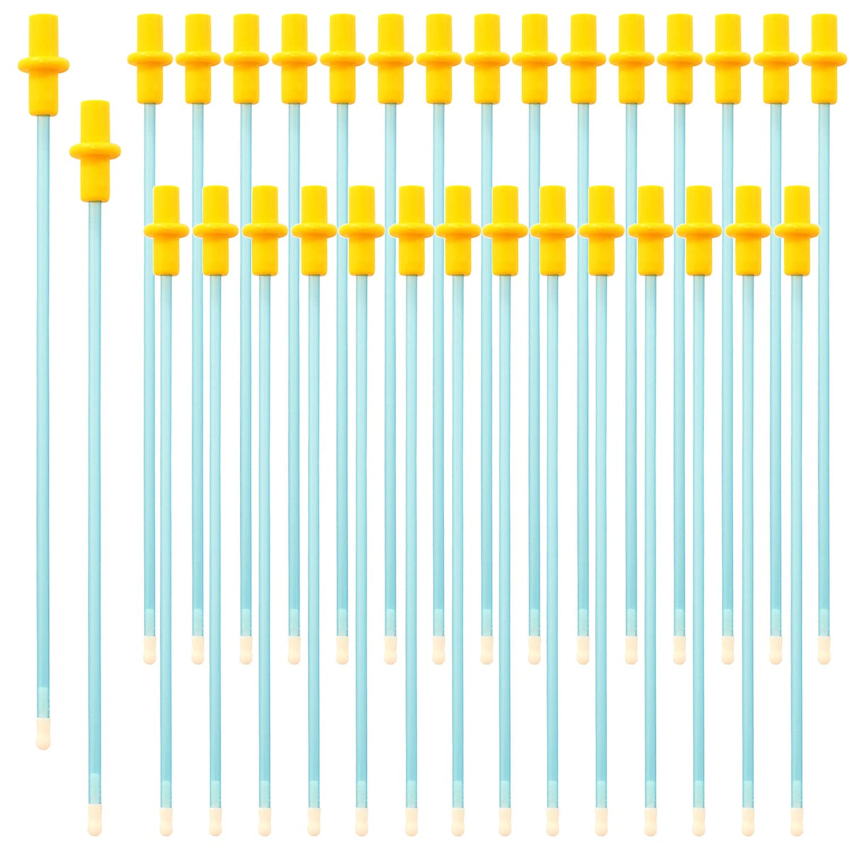 ROPUKEY artificial insemination rod 11-8 inch blue for dogs and livestock, durable and flexible.