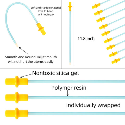 ROPUKEY insemination rod 7-87 inch blue suitable for multiple species in precise workflows.