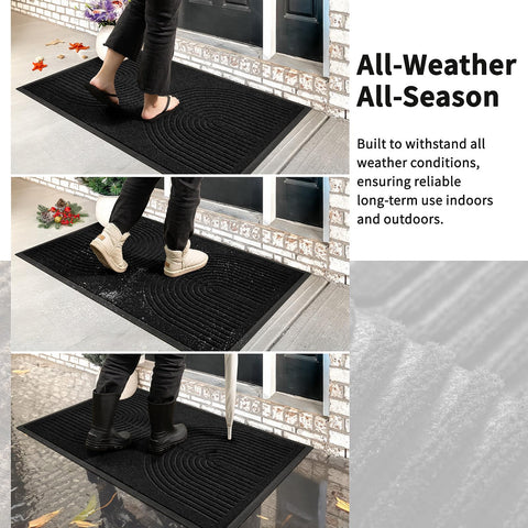 RORA 29.5 x 17 inch mat fits single doors.