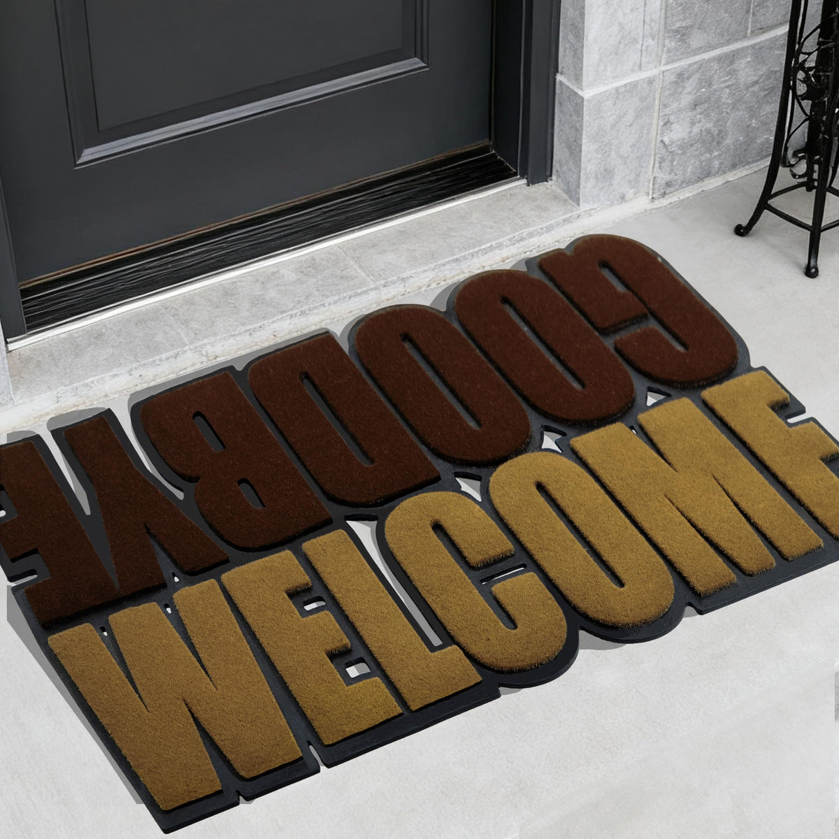 RORA welcome-mat front-door design greets guests and enhances curb appeal.