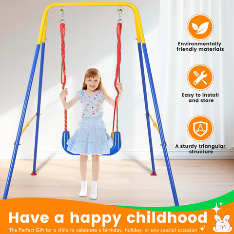 Rormcheny indoor-outdoor swing stand suitable for homes and yards.
