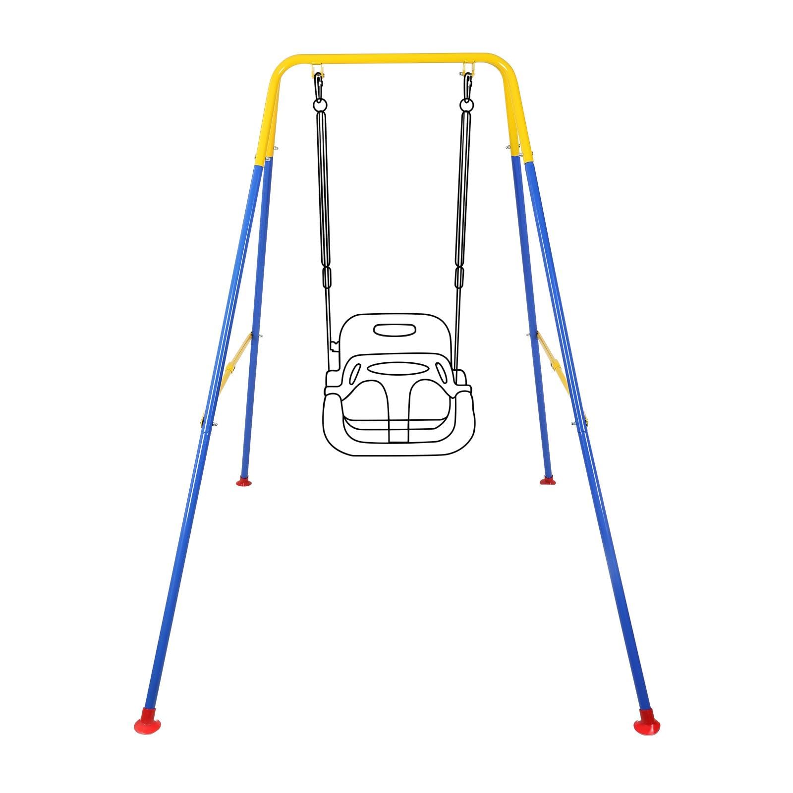Rormcheny swing stand with upgraded structure for sturdy support indoors or outdoors