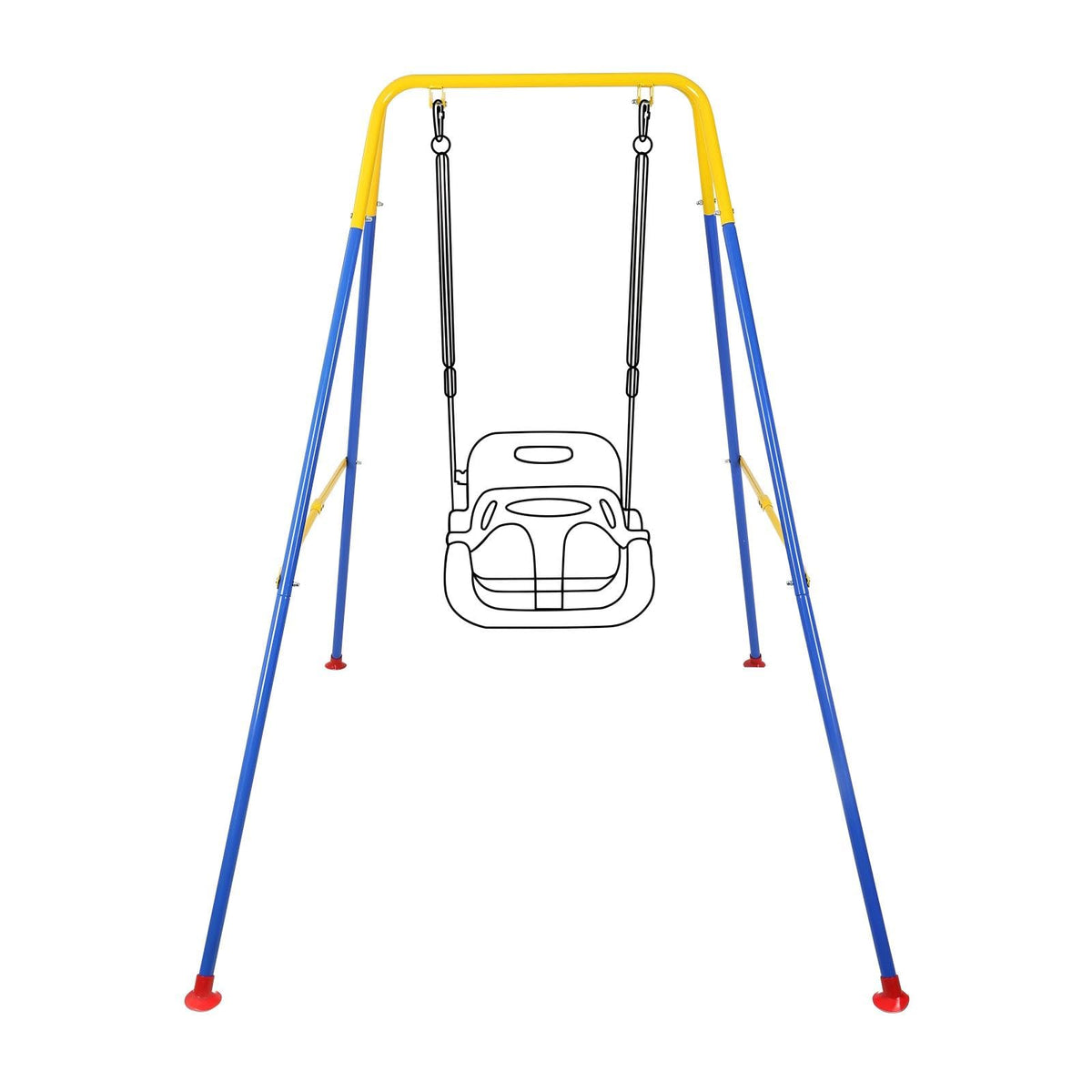 Rormcheny swing stand with upgraded structure for sturdy support indoors or outdoors